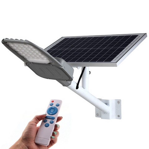 Lampa Solara 60W Minlight cu Senzor, Telecomanda si Brat Montare, Lumina Rece