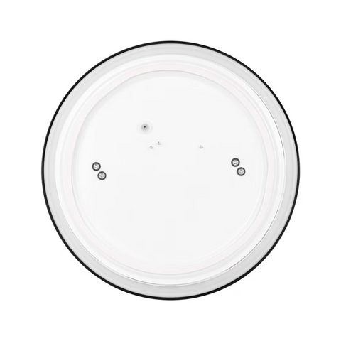 Plafoniera LED Rotunda Luvo, 18W, 4000K, Negru, IP44 cu Senzor