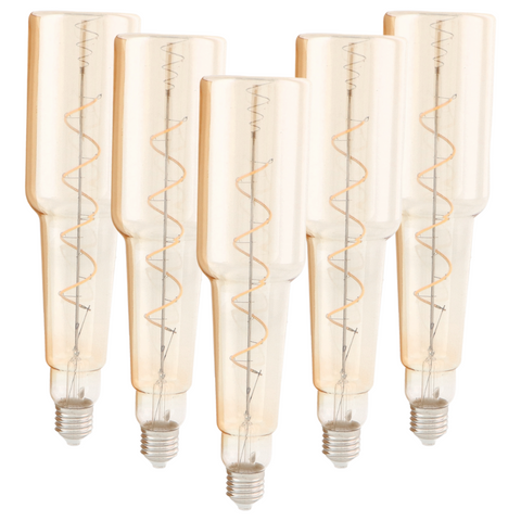 bec led E27, bec led vintage 4W, bec led retro, bec LED E27 lumina calda, bec LED Amber, becuri sticla Amber, becuri LED vintage, becuri decorative, led-box.ro