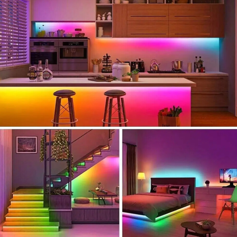 Bandă LED RGBW WS2814 pentru decor interior
