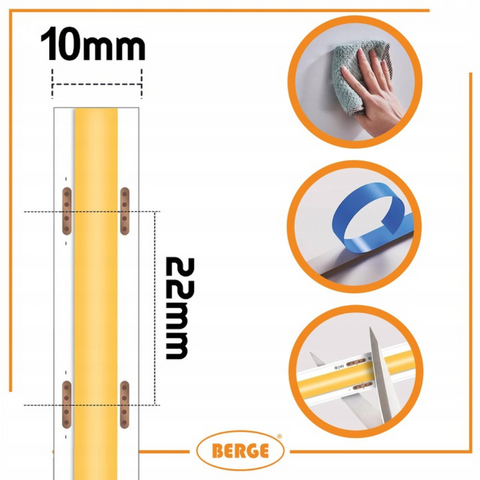 bandă LED COB RGB 10 metri pentru iluminat decorativ interior