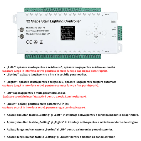 Instalare si functionare controler inteligent lumina scari, senzori pi inclusi, led-box.ro