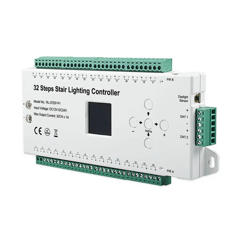 Control lumina scari, 32 trepte cu senzori miscare, led-box.ro