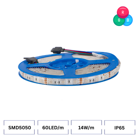 banda led rgb, banda led 12v, banda led rgb exterior, banda cu led exterior, benzi led rgb ip65, led-box.ro