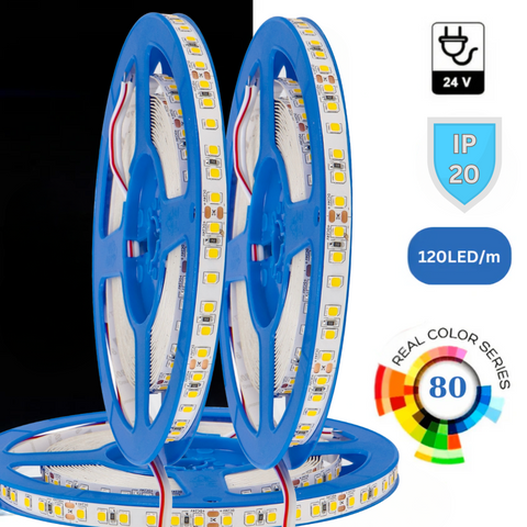 banda led 24v, benzi led 24v, banda led lumina verde, banda led lumina rosie, banda led lumina albastra, banda led interior, led-box.ro