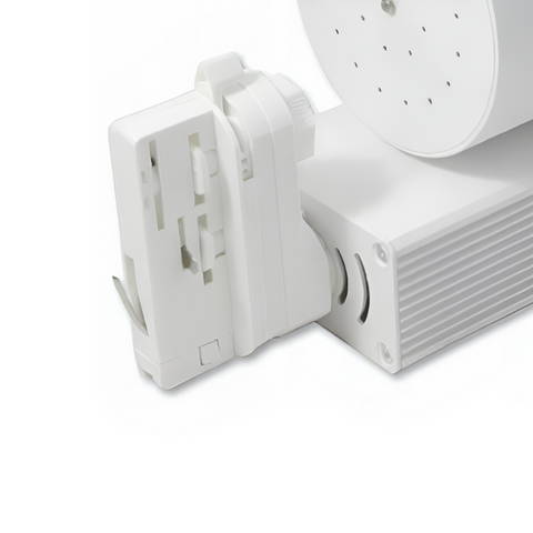 adaptor sina trifazata, adaptor spotui sina trifazata, adaptor spot trifazat, accesorii sine trifazate, adaptor alb sina trifazata, led-box.ro