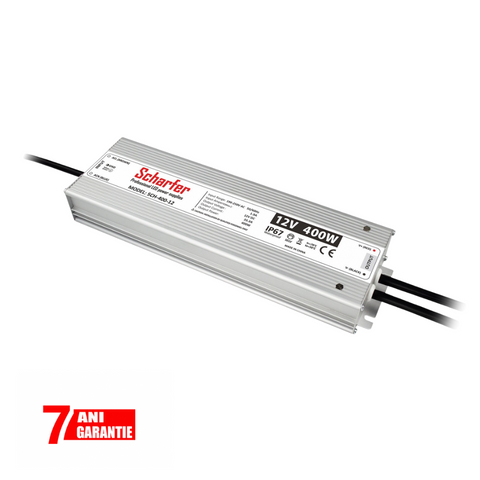 Alimentator LED Scharfer cu racire eficienta carcasa metalica