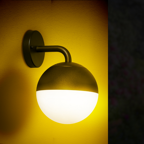 aplica tip glob, aplice led glob, aplica fatada, aplice fatade, aplice simple fatada, aplice moderne exterior, aplica minimalista, led-box.ro