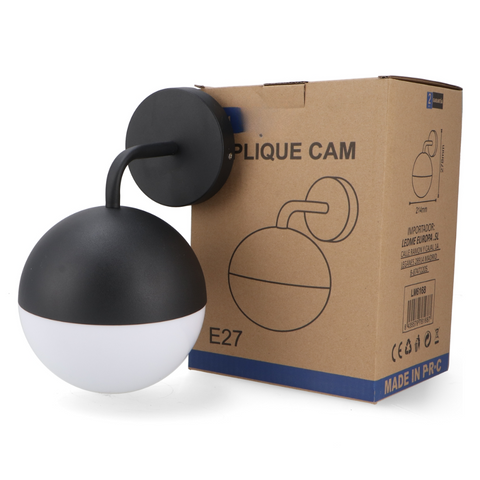 aplica tip glob, aplice led glob, aplica fatada, aplice fatade, aplice simple fatada, aplice moderne exterior, aplica minimalista, led-box.ro
