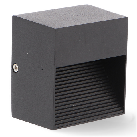 aplica led exterior din aluminiu, 3w 3000k, led-box.ro