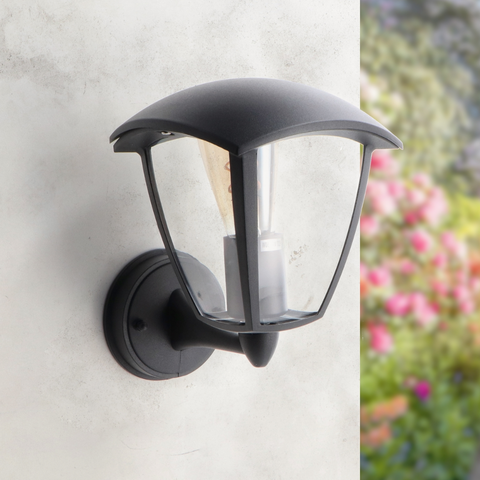 aplica exterior, aplica in sus, felinar fatada, aplica tip felinar, iluminat fatada, aplica exterior, aplica perete exterior, led-box.ro