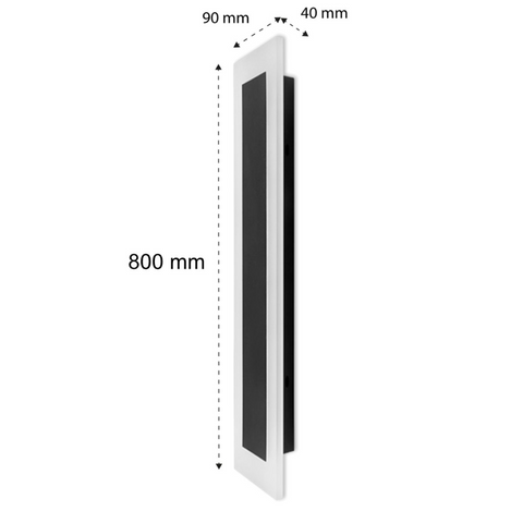 Aplica led liniara fatada, lungime 80cm, led-box.ro