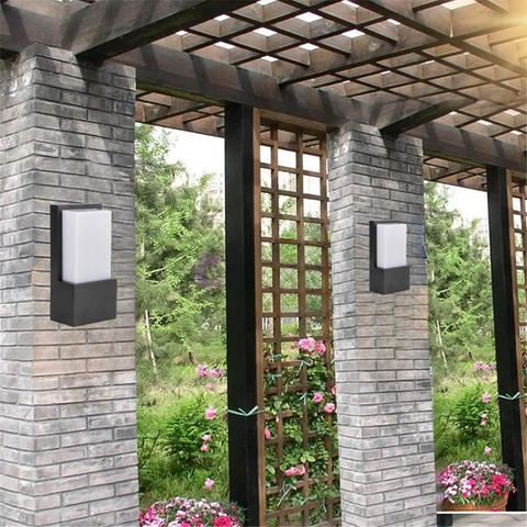 aplica led fatada 10w, aplice led 10w, aplice fatada, aplica moderna exterior, aplice ieftine, modele aplice led exterior, aplica cu led iluminat fatada, led-box.ro