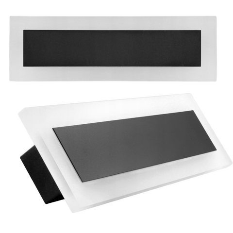 aplica moderna cu led 9w, iluminat exterior terasa sau fatada, acril, negru, led-box.ro