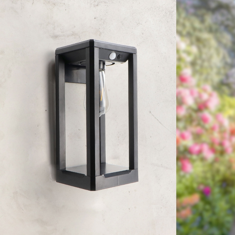 aplica solara cu senzor, aplica incarcare solara, aplica fatada solara, aplice solare cu senzor, aplice exterior cu senzor, led-box.ro