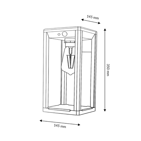 aplica solara cu senzor, aplica incarcare solara, aplica fatada solara, aplice solare cu senzor, aplice exterior cu senzor, led-box.ro
