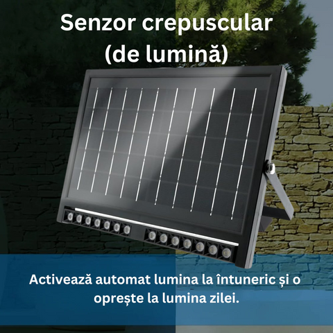 aplica led fatada, proiector solar fatada, aplice solare, aplica fatada incarcare solara, aplica solara 10w, aplica cu senzor crepuscular, aplice senzor lumina, led-box.ro