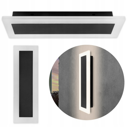 Aplica cu LED 9w, lumina neutra, montaj pe perete, 30cm, led-box.ro