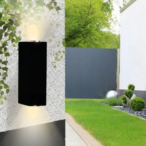 aplica led fatada 6w, aplice led 6w, aplice fatada lumina sus si jos, aplica moderna exterior, aplice ieftine, modele aplice led exterior, aplica cu led iluminat fatada, led-box.ro