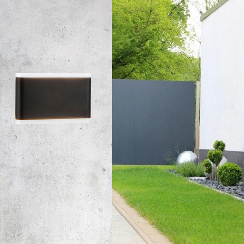 aplica led 10w, aplica led fatada, aplica led exterior, aplica led perete, aplica led lumina sus si jos, aplice led lumina in doua directii, aplica fatada, led-box.ro