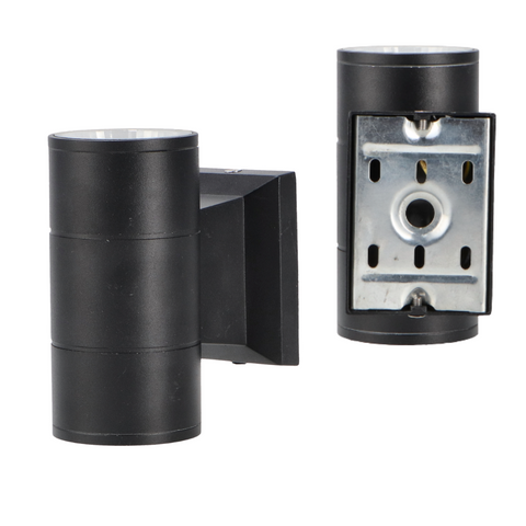 aplica led fatada 2x3w, aplice led 6w, aplice fatada lumina sus si jos, aplica moderna exterior, aplice ieftine, modele aplice led exterior, aplica cu led iluminat fatada, led-box.ro