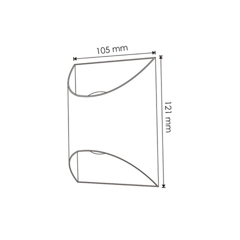 aplica led moderna, aplica led fatada, aplica led exterior, aplica led aurie, aplica led lumina sus si jos, aplice led lumina in doua directii, led-box.ro