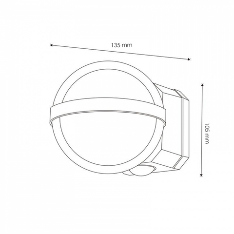 aplica led moderna, aplica led fatada, aplica led exterior, aplica led integrat, aplica led lumina calda, aplice led fatada, aplice led exterior, led-box.ro