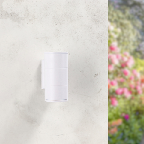 aplica led fatada 2x3w, aplice led 6w, aplice fatada lumina sus si jos, aplica moderna exterior, aplice ieftine, modele aplice led exterior, aplica cu led iluminat fatada, led-box.ro