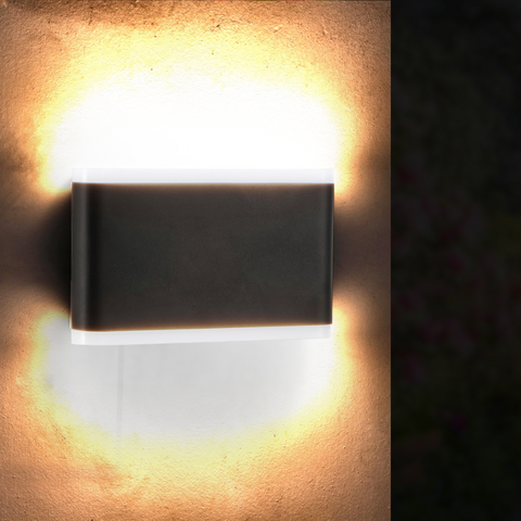 aplica led 10w, aplica led fatada, aplica led exterior, aplica led perete, aplica led lumina sus si jos, aplice led lumina in doua directii, aplica fatada, led-box.ro