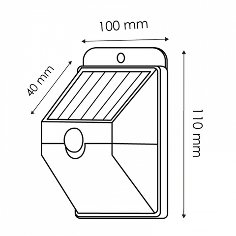 aplica solara, aplice solare, aplica incarcare solara cu senzor miscare, aplice solare cu senzor lumina, aplica cu senzor crepuscular, aplica led solara 3w, led-box.ro