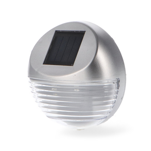 aplica led solara, aplica incarcare solara, aplica cu senzor lumina, aplice solare fatada, aplica solara 3w cu senzor, aplica exterior incarcare solara, aplica cu senzor crepuscular, led-box.ro
