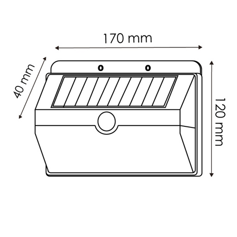 aplica solara, aplice solare, aplica incarcare solara cu senzor miscare, aplice solare cu senzor lumina, aplica cu senzor crepuscular, aplica led solara 4w, led-box.ro
