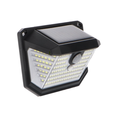 Aplica solara cu LED 4W, lumina rece, senzor miscare integrat, led-box.ro