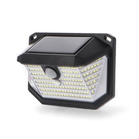 Aplica LED cu incarcare solara cu senzor de miscare pentru exterior, autonomie 4-6 ore, led-box.ro