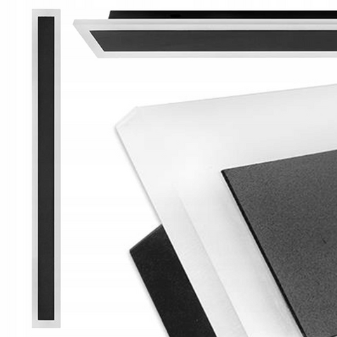 Aplica moderna liniara pentru fatada din acril, lumina neutra, led-box.ro