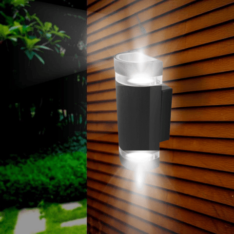 Aplica rotunda exterior Hana, orientare in sus / in jos, 2xGU10 IP54 - led-box.ro