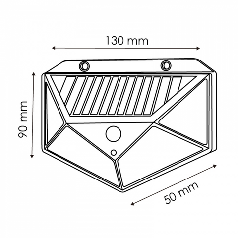 aplica solara 10w, aplica cu incarcare solara, aplica led solara, aplica cu senzor, aplice solare exterior, aplice cu senzor, aplica cu senzor crepuscular, aplica solara senzor, led-box.ro