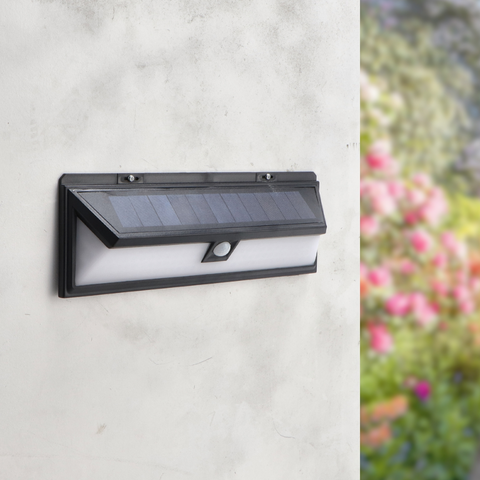 aplica solara 12w, aplica cu incarcare solara, aplica led solara, aplica cu senzor, aplice solare exterior, aplice cu senzor, aplica cu senzor crepuscular, aplica solara senzor, led-box.ro