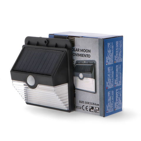 aplica solara, aplice solare, aplica incarcare solara cu senzor miscare, aplice solare cu senzor lumina, aplica cu senzor crepuscular, aplica led solara 3w, led-box.ro