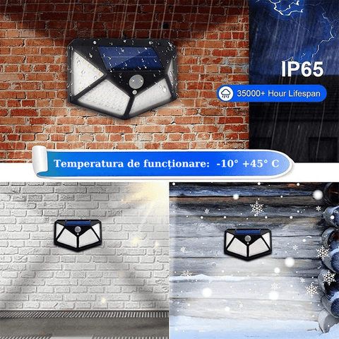 aplica solara cu senzor, aplica solara fatada, aplica exterior cu senzor, aplice cu senzor, aplice solare cu senzor, aplica pentru exterior, aplica incarcare solara, led-box.ro