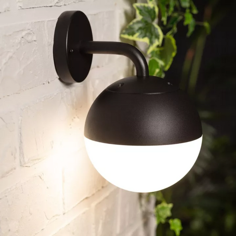 aplica tip glob, aplice led glob, aplica fatada, aplice fatade, aplice simple fatada, aplice moderne exterior, aplica minimalista, led-box.ro