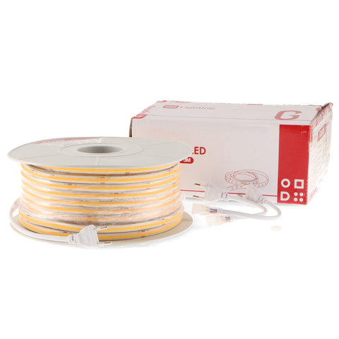 Banda LED COB 230V, impermeabila, rola 50 metri