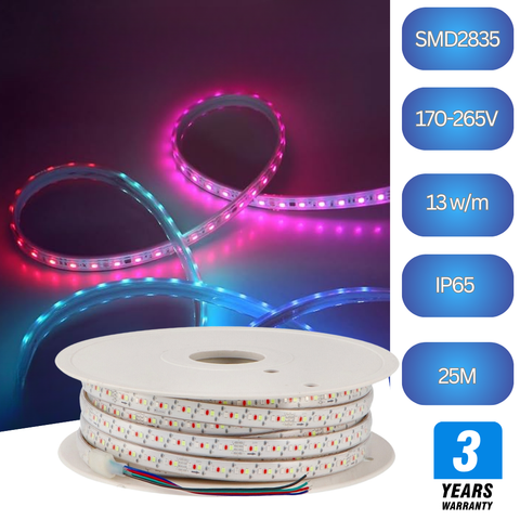 banda led 220V 50m, banda led impermeabila, cea mai buna banda cu led, banda cu leduri 220V, banda led 220v flexibila, banda led exterior, banda led RGB, banda led IP65 220v, banda cu led alimentare 220v, led-box.ro