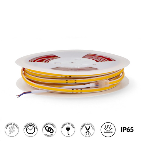 banda led 220v, banda led COB 220V, benzi COB 220V, banda cob profesionala, banda COB IP65, banda LED COB 20m, banda COB 220v lumina calda, led-box.ro