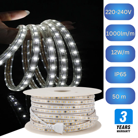 banda led 220V 50m, banda led impermeabila, cea mai buna banda cu led, banda cu leduri 220V, banda led 220v flexibila, banda led exterior, banda led flexibila, banda led IP65 220v, banda cu led alimentare 220v, led-box.ro