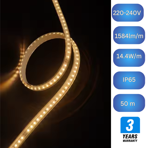 banda led 220V 50m, banda led impermeabila, cea mai buna banda cu led, banda cu leduri 220V, banda led 220v flexibila, banda led exterior, banda led flexibila, banda led IP65 220v, banda cu led alimentare 220v, led-box.ro