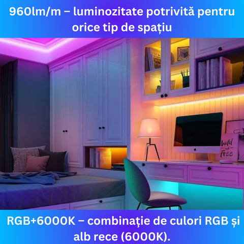 banda led 24v, banda cu leduri 24v, banda led 5m, benzi led 24V, banda led dedeman, banda led SMD5050, banda led exterior, banda LED RGBW, led-box.ro