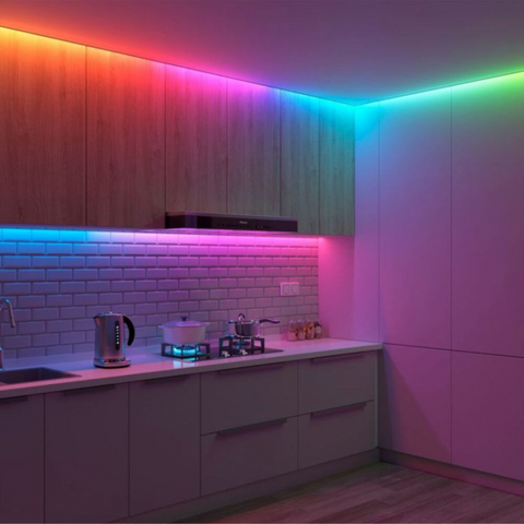 banda led cob, banda digitala, banda RGBIC, banda multicolora, banda digitala 12V, banda digitala 5m, RGBIC, 360led/, banda LED living, banda led dormitor, banda led mobila, banda digitala interior, led-box.ro