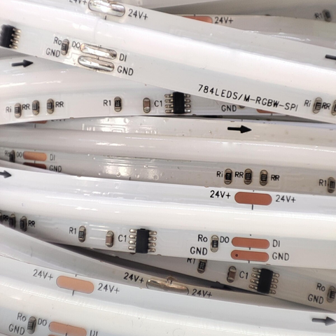 Bandă LED COB RGBW 24v pentru interior