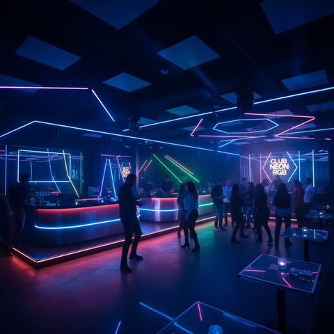 bandă LED COB RGB tăiere la 2 cm pentru personalizare proiect